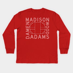 Streets Of The Madhouse (Chicago Blackhawks/Bulls) Kids Long Sleeve T-Shirt